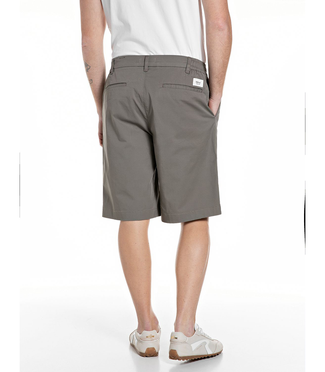 コットンツイルショーツ 詳細画像 グレー 2